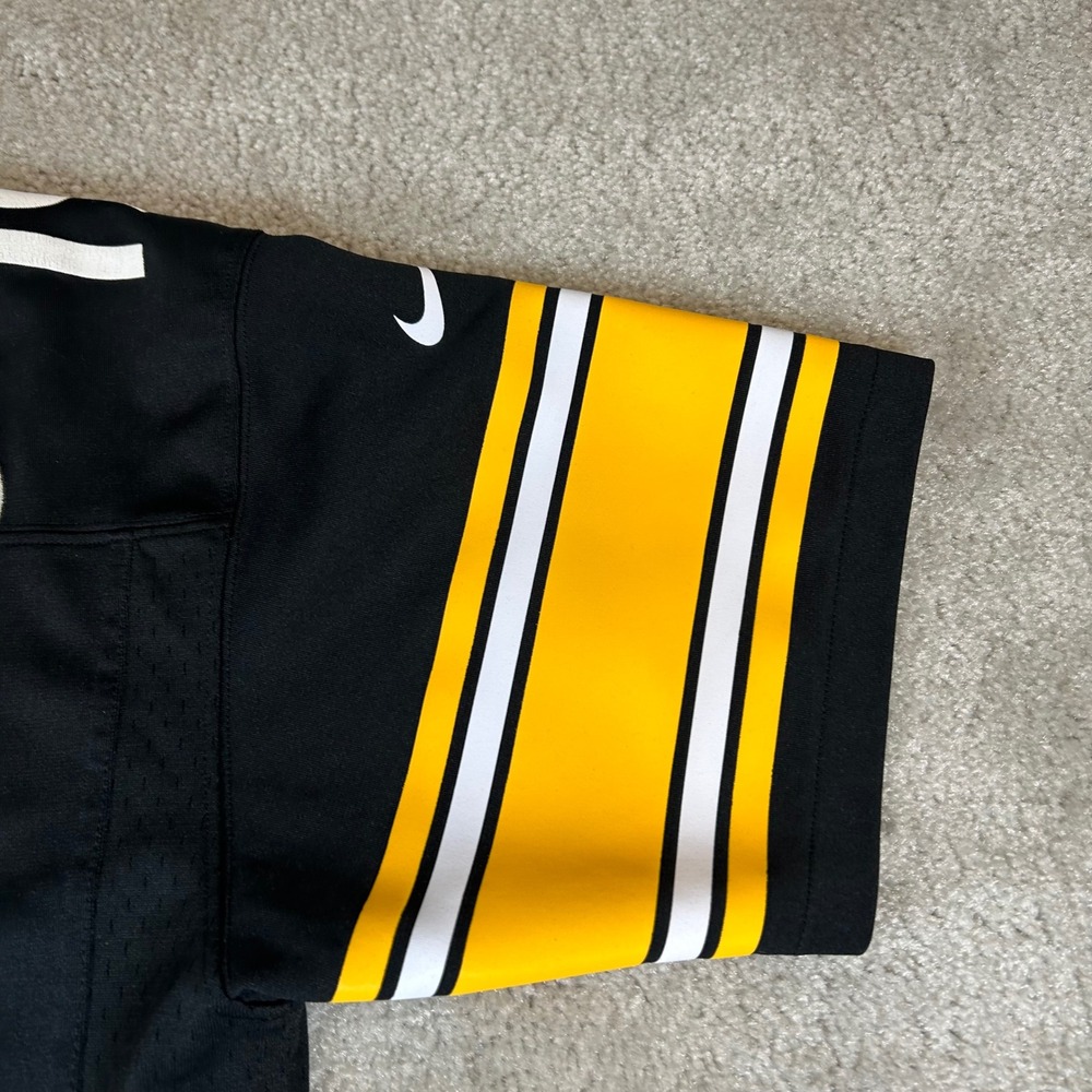 Nike Pittsburgh Steelers Jersey Youth XL Black JuJu Smith-Schuster 19 NFL - Picture 4 of 13